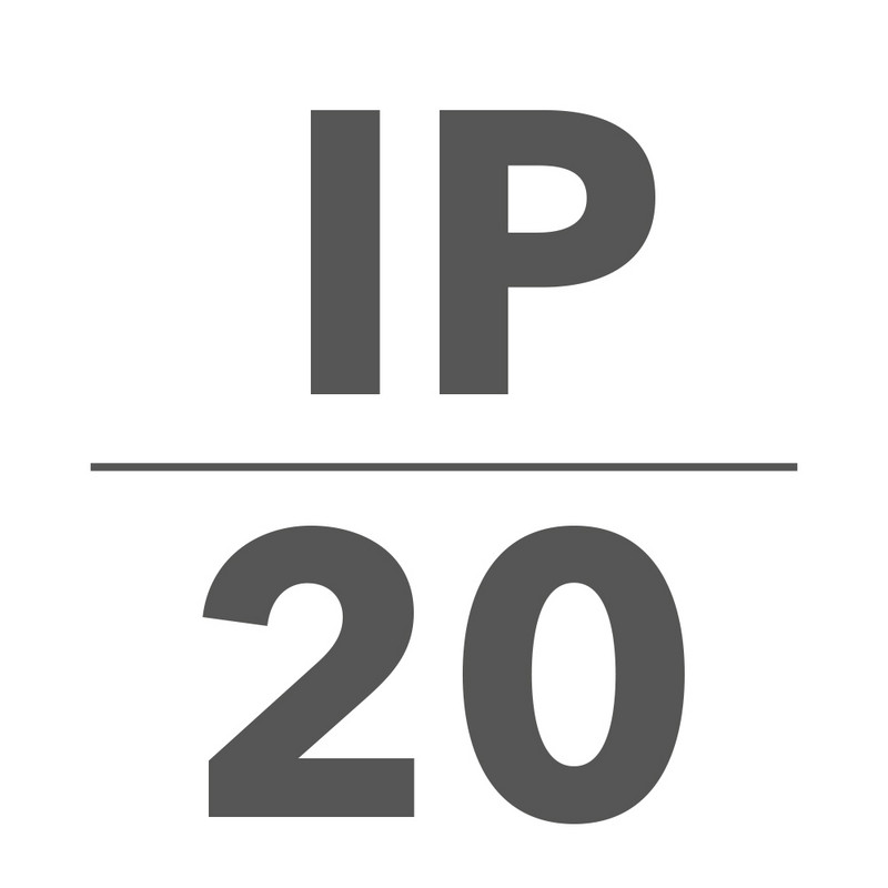 Classe de proteção IP20