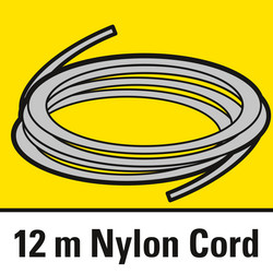 Corda de esvaziar de nylon com 12 metros de comprimento