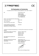 Declaração de conformidade do berbequim / aparafusadora sem fio PSCS 10-20V (INT)