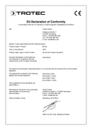 Declaração de conformidade do decibelímetro BS06 (INT)