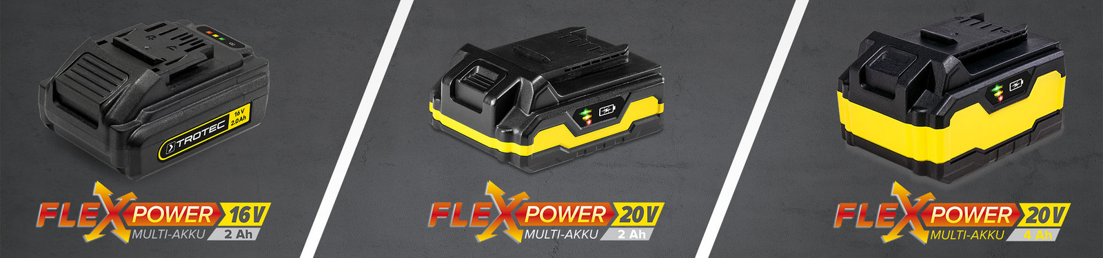 Flexpower - o inovador sistema multi-acumulador da Trotec