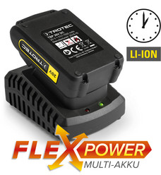 Flexpower - o inovador sistema multi-acumulador da Trotec