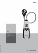 Manual de instruções do anemómetro de palhetas BA16 (PT)