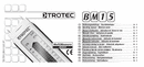 Manual de instruções do indicador de humidade BM12 (INT)