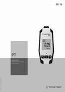 Manual de instruções do medidor de radiação microondas BR16 (PT)