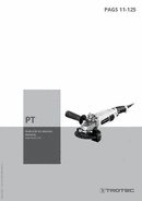 Manual de instruções Rebarbadora PAGS 11-125 (PT)