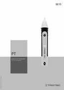 Manual de intruções do detector de Tensão BE15 (PT)