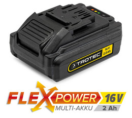 Multi-acumulador Flexpower, 16 V, 2 Ah